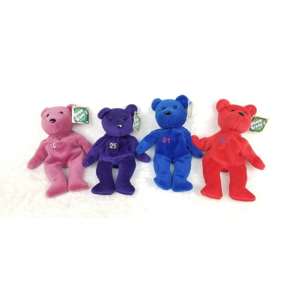 Salvino's BAMM BEANO'S Bear Sosa #21 Jones #10 McGwire #25 Clemens #21 1998 Lot